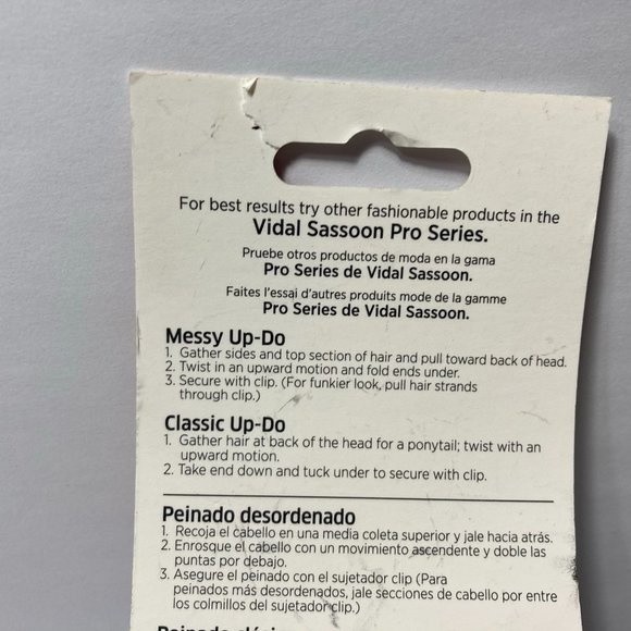 Vidal Sassoon Doubt Teeth Extra Hold Claw Clamp - Picture 10 of 12